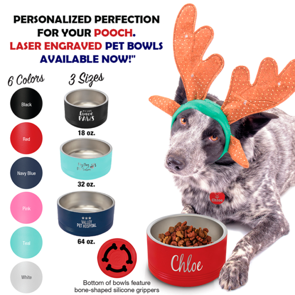 Personalized Multi sizes Pet Bowl 18, 32 & 64oz - Image 5