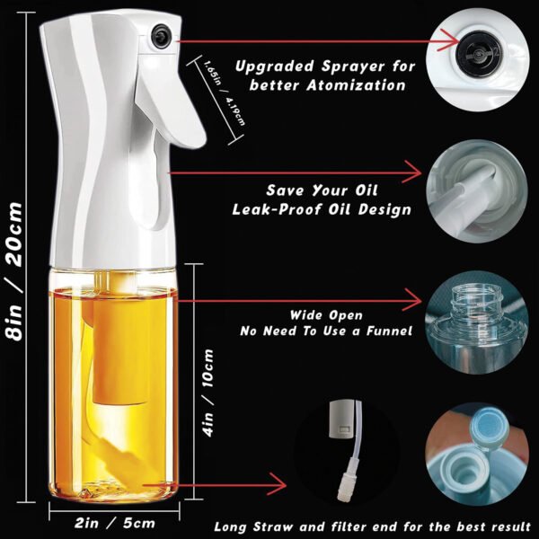 Oil Sprayer For Cooking 200M BPA Free - Image 6