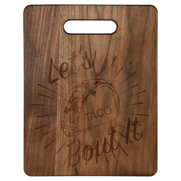Personalized Laser Engraved Walnut Cutting Boards - Image 4