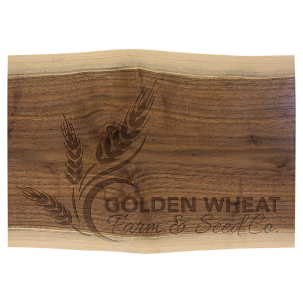 Personalized Laser Engraved Black Walnut Cutting and Charcuterie Board (Copy)