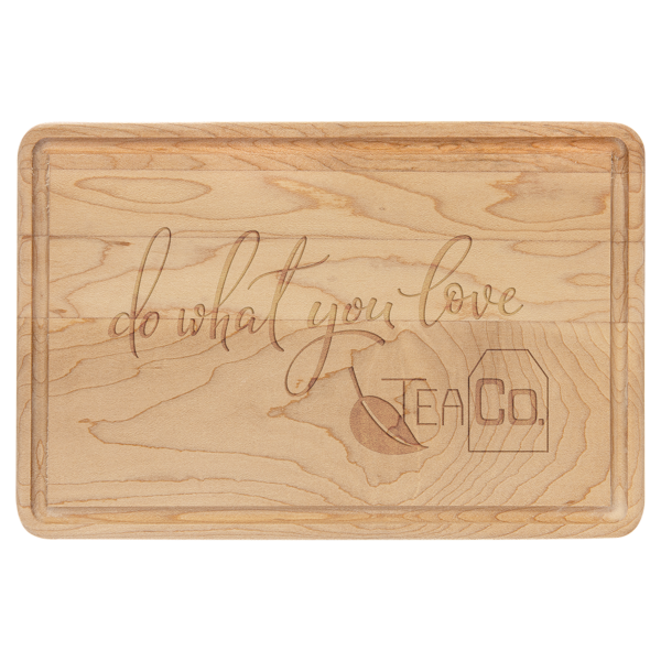 Personalized Laser Engraved Maple Cutting Boards WITH DRIP RING - Image 5