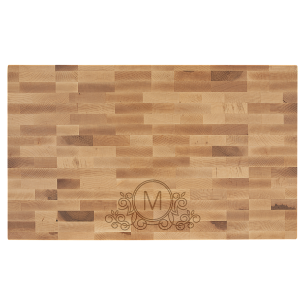 Personalized Laser Engraved Maple Cutting and Charcuterie Board - Image 3
