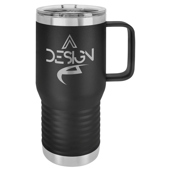Personalized Laser Engraved 20 oz. Vacuum Insulated Travel Mug with Slider Lid - Image 17