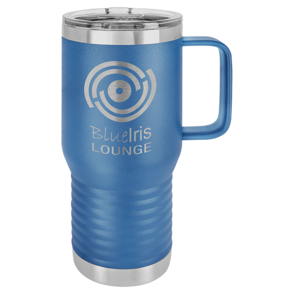 Personalized Laser Engraved 20 oz. Vacuum Insulated Travel Mug with Slider Lid - Image 15