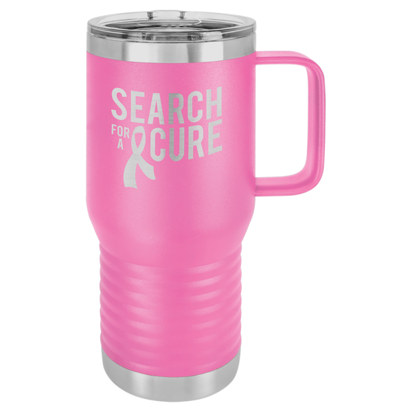 Personalized Laser Engraved 20 oz. Vacuum Insulated Travel Mug with Slider Lid - Image 14