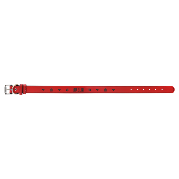 Personalized Laserable Leatherette Dog Collar Multi sizes - Image 2
