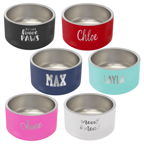Personalized Multi sizes Pet Bowl 18, 32 & 64oz - Image 4