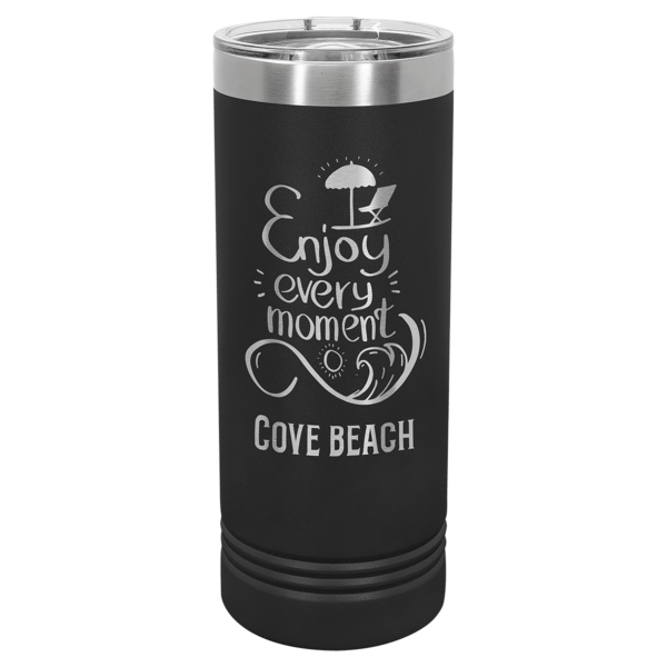 Personalized Laser Engraved 22 oz. Skinny Tumbler with Slider Lid - Image 18