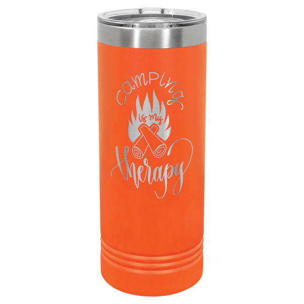 Personalized Laser Engraved 22 oz. Skinny Tumbler with Slider Lid - Image 8