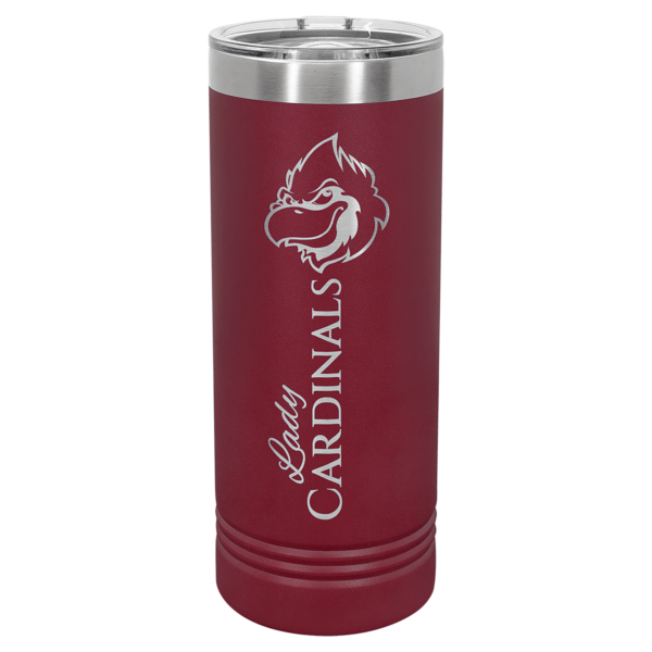 Personalized Laser Engraved 22 oz. Skinny Tumbler with Slider Lid - Image 7