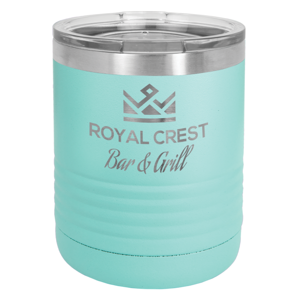 Personlaized Laser Engraved 10 oz. Ringneck  Vacuum Insulated Tumbler with Clear Lid - Image 9