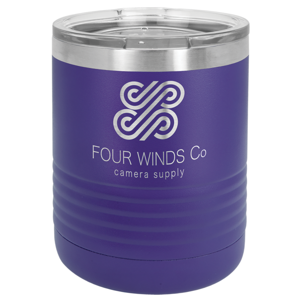 Personlaized Laser Engraved 10 oz. Ringneck  Vacuum Insulated Tumbler with Clear Lid - Image 8