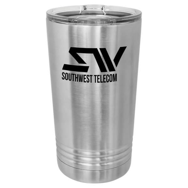 Personalized Laser Engraved 16 oz. Pint with Slider Lid - Image 22