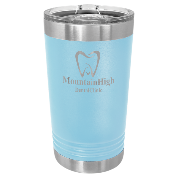 Personalized Laser Engraved 16 oz. Pint with Slider Lid - Image 16