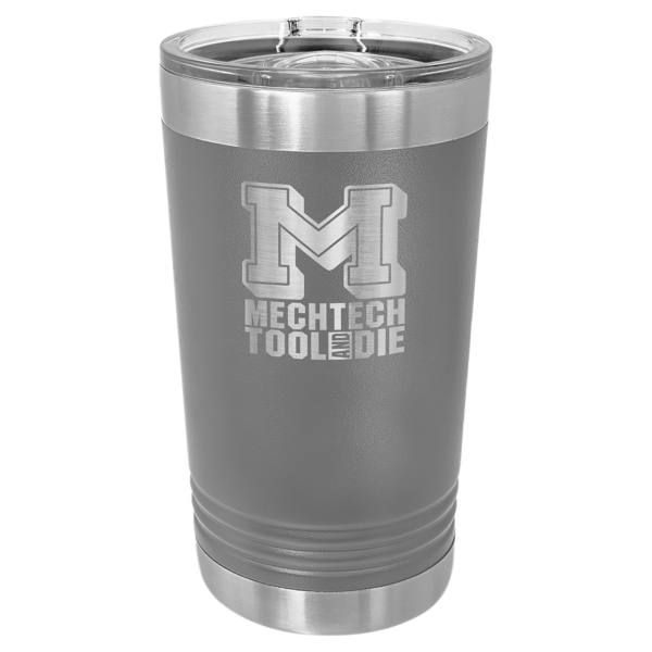 Personalized Laser Engraved 16 oz. Pint with Slider Lid - Image 13