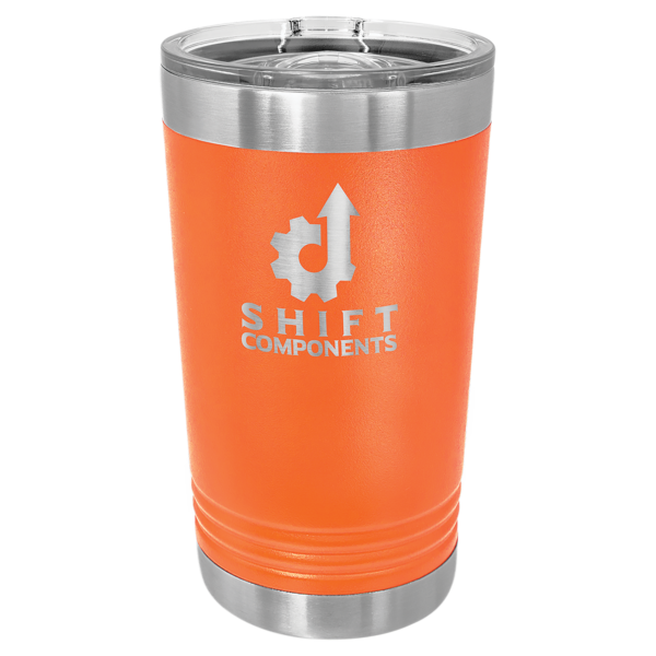 Personalized Laser Engraved 16 oz. Pint with Slider Lid - Image 11