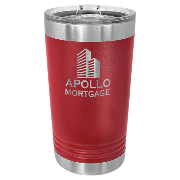 Personalized Laser Engraved 16 oz. Pint with Slider Lid - Image 10