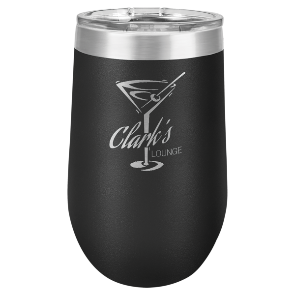Personalized Laser Engraved 16 oz.  Vacuum Insulated Stemless Tumbler w/Lid - Image 20
