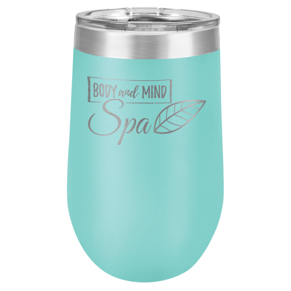 Personalized Laser Engraved 16 oz.  Vacuum Insulated Stemless Tumbler w/Lid - Image 16