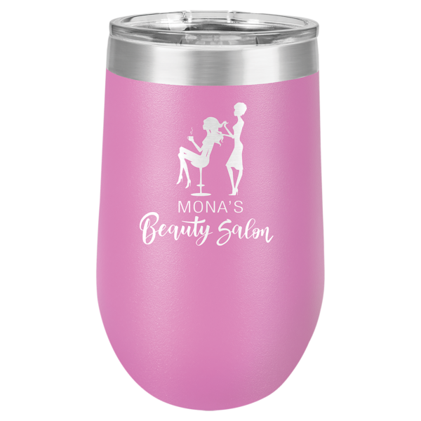 Personalized Laser Engraved 16 oz.  Vacuum Insulated Stemless Tumbler w/Lid - Image 14