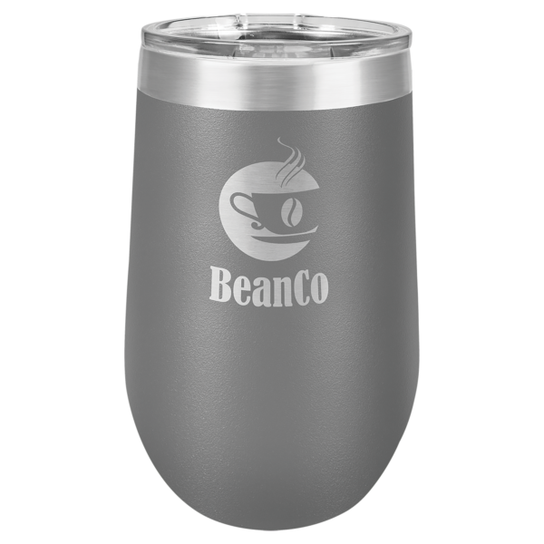 Personalized Laser Engraved 16 oz.  Vacuum Insulated Stemless Tumbler w/Lid - Image 12