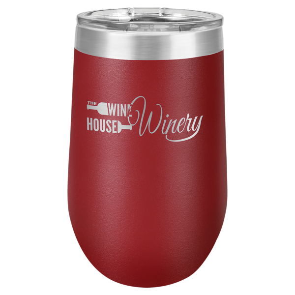 Personalized Laser Engraved 16 oz.  Vacuum Insulated Stemless Tumbler w/Lid - Image 9