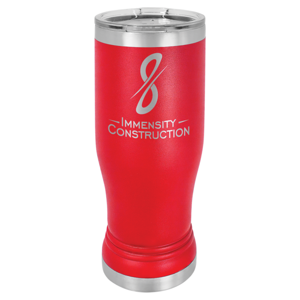 Personalized Laser Engraved 14 oz. Polar Camel Pilsner w/Clear Lid - Image 19