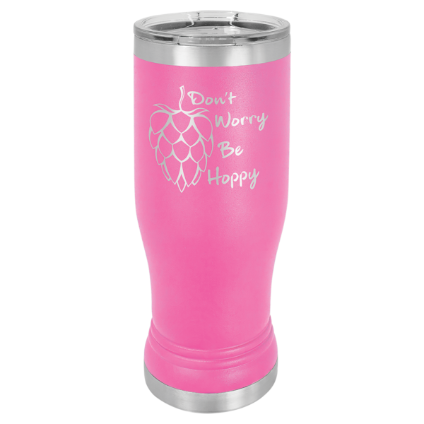 Personalized Laser Engraved 14 oz. Polar Camel Pilsner w/Clear Lid - Image 17