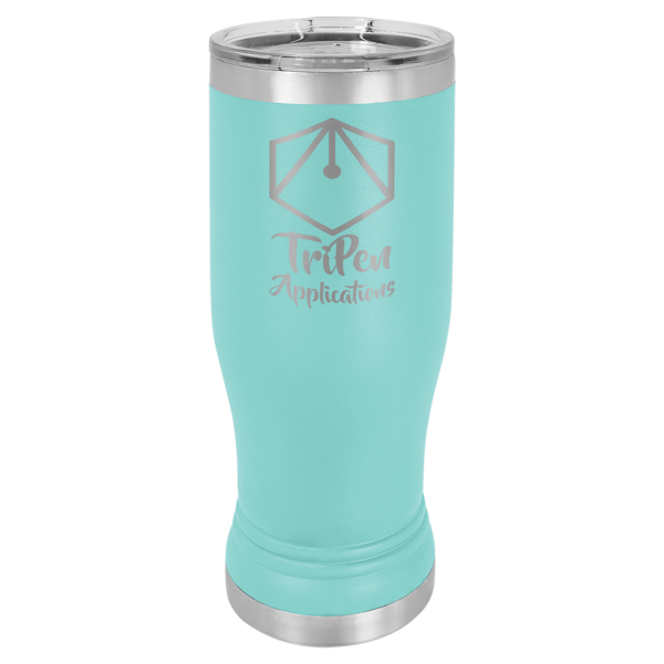 Personalized Laser Engraved 14 oz. Polar Camel Pilsner w/Clear Lid - Image 16