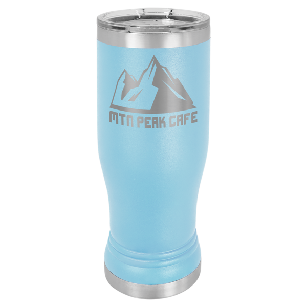 Personalized Laser Engraved 14 oz. Polar Camel Pilsner w/Clear Lid - Image 15
