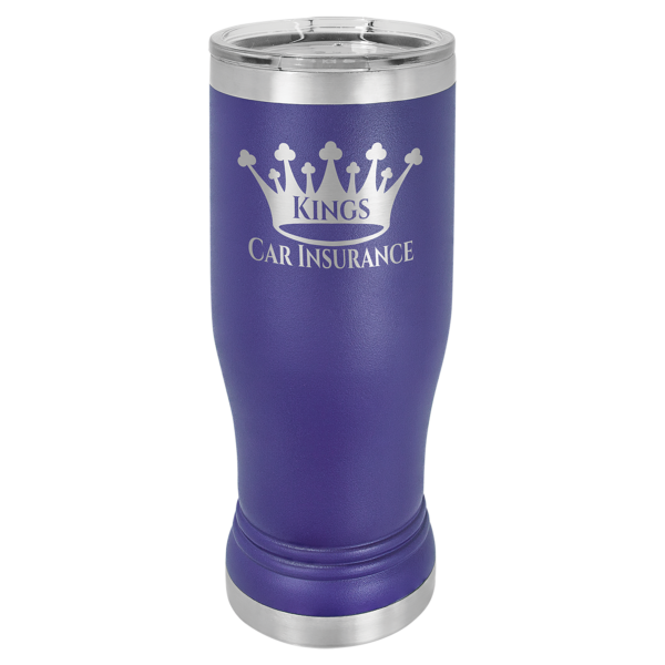 Personalized Laser Engraved 14 oz. Polar Camel Pilsner w/Clear Lid - Image 13