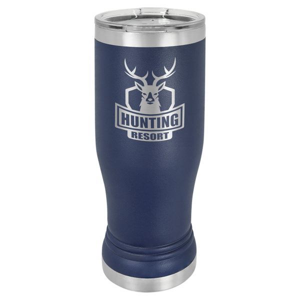 Personalized Laser Engraved 14 oz. Polar Camel Pilsner w/Clear Lid - Image 11