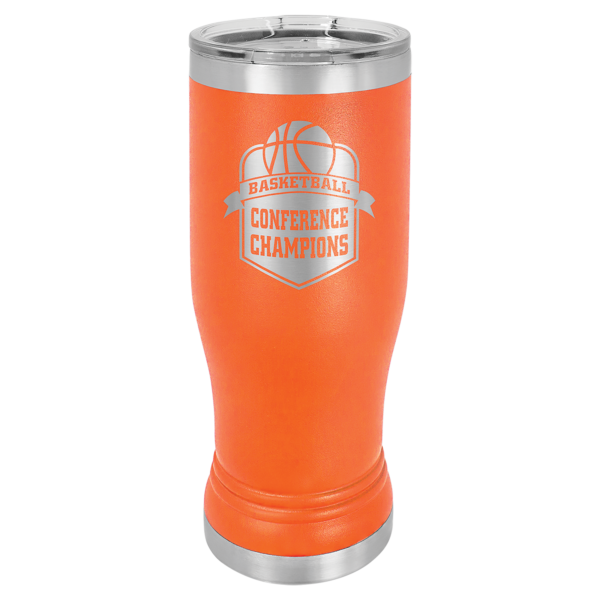 Personalized Laser Engraved 14 oz. Polar Camel Pilsner w/Clear Lid - Image 10