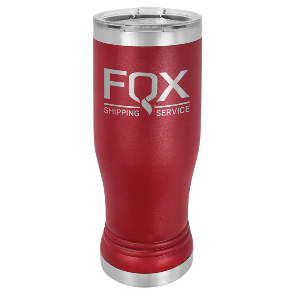 Personalized Laser Engraved 14 oz. Polar Camel Pilsner w/Clear Lid - Image 9