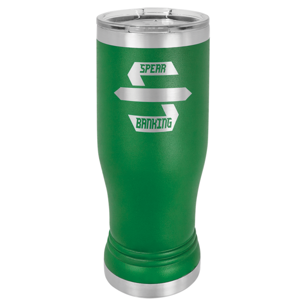Personalized Laser Engraved 14 oz. Polar Camel Pilsner w/Clear Lid - Image 7