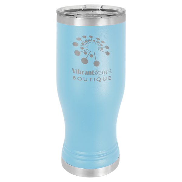 Personalized Laser Engraved 20 oz. Polar Camel Pilsner w/Clear Lid - Image 15