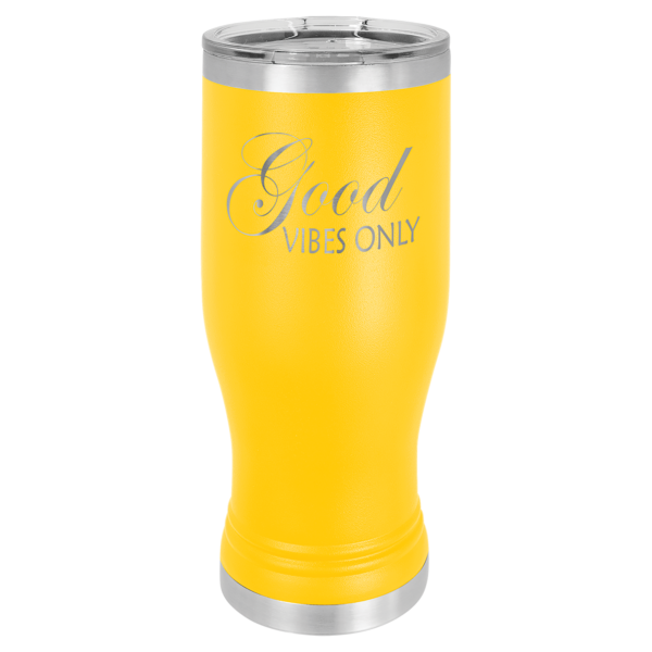 Personalized Laser Engraved 20 oz. Polar Camel Pilsner w/Clear Lid - Image 6