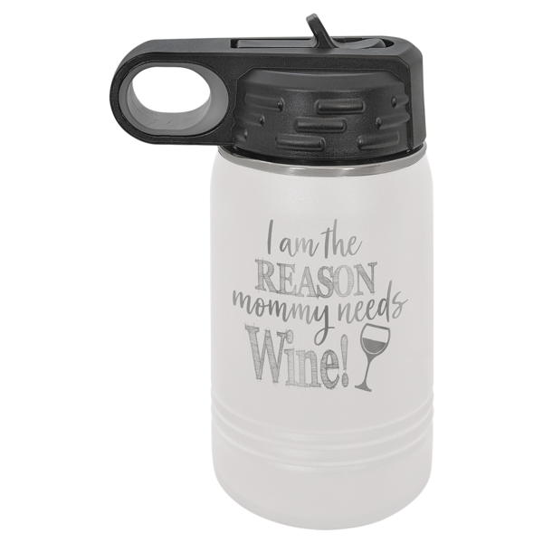 Personalized Laser Engraved 12 oz. Polar Camel Water Bottle - Image 12