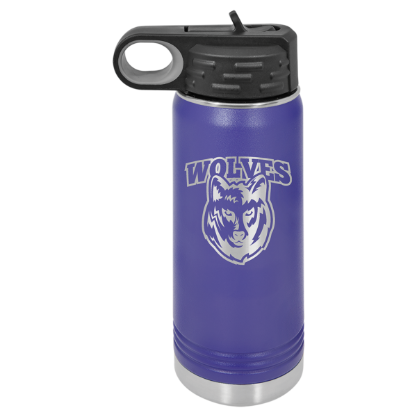 Personalized Laser Engraved 20 oz. Polar Camel Water Bottle - Image 17