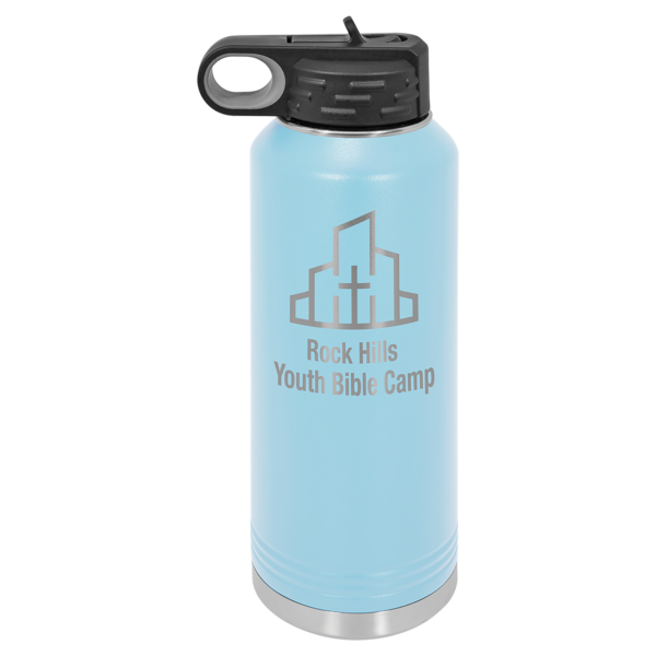 Personalized Laser Engraved 40 oz. Polar Camel Water Bottle - Image 16