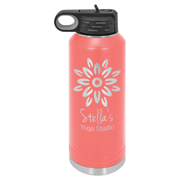 Personalized Laser Engraved 40 oz. Polar Camel Water Bottle - Image 6