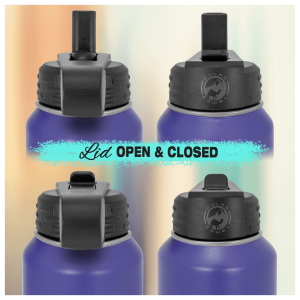 Personalized Laser Engraved 20 oz. Polar Camel Water Bottle - Image 3