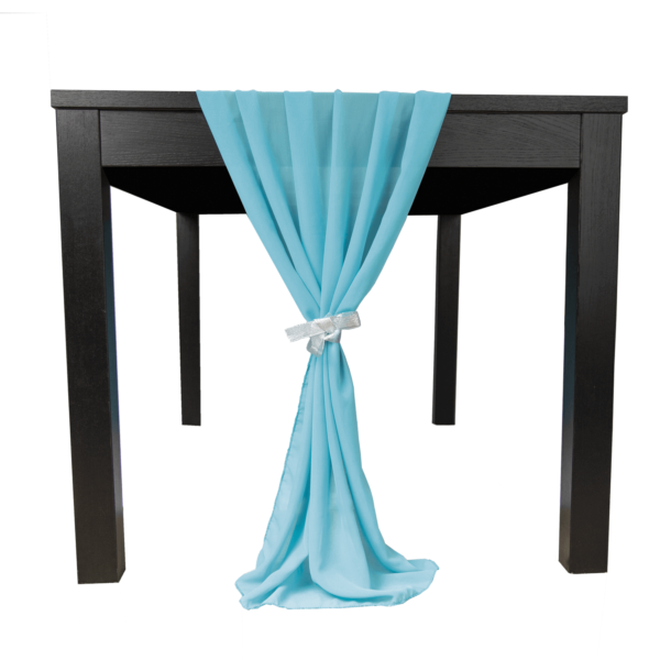 Chiffon Table Runner For Wedding 10ft 120 Inches Multi Colors - Image 13