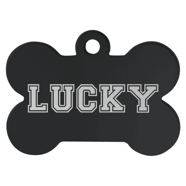 Personalized Laser Engraved Anodized Aluminum Pet ID Tags 1 1/2" x 1" - Bone Shape - Image 6