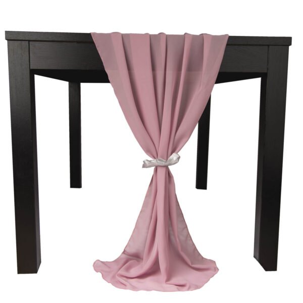 Chiffon Table Runner For Wedding 10ft 120 Inches Multi Colors - Image 7