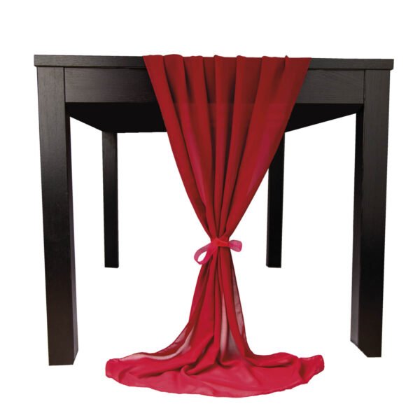 Chiffon Table Runner For Wedding 10ft 120 Inches Multi Colors - Image 11