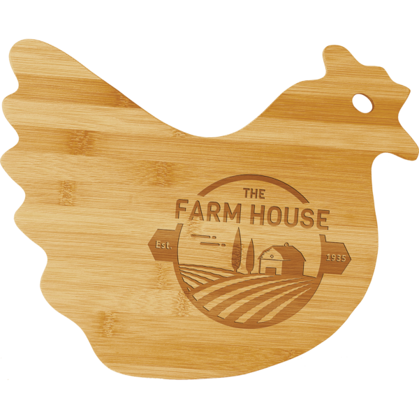 Special Shapes Personalized Laser Engraved Natural Special Natural Bamboo Cutting Boards - Image 5