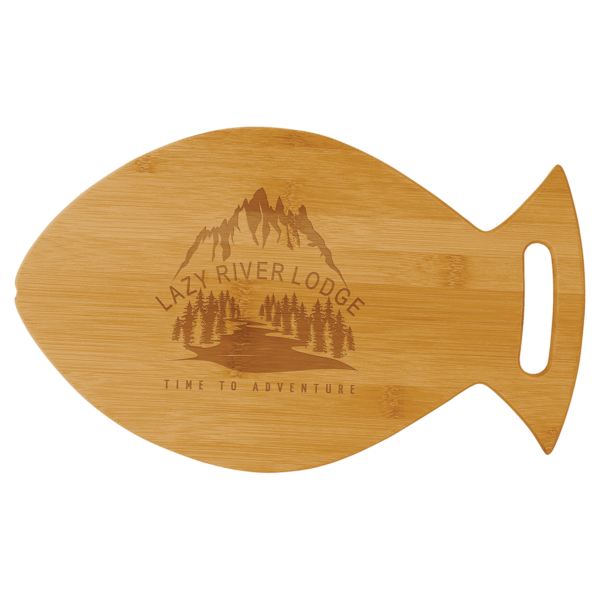 Special Shapes Personalized Laser Engraved Natural Special Natural Bamboo Cutting Boards - Image 2
