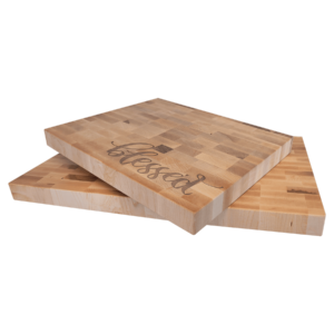 Personalized Laser Engraved Maple Cutting and Charcuterie Board