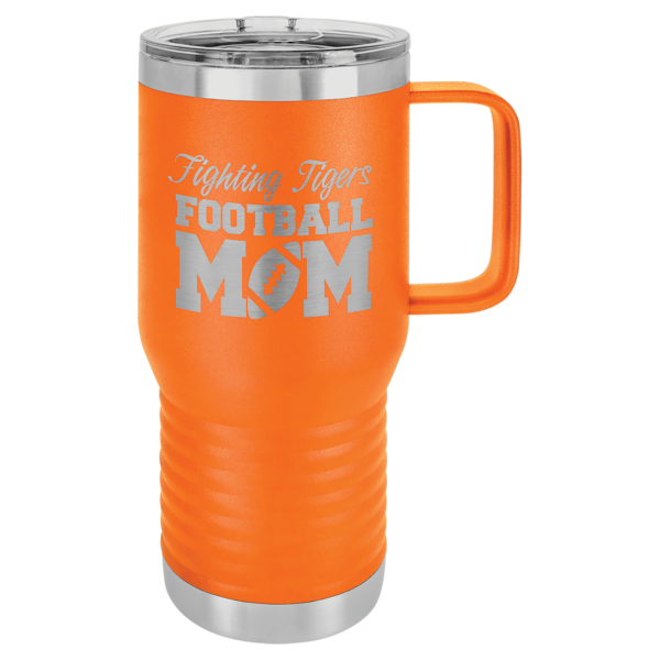 Personalized Laser Engraved 20 oz. Vacuum Insulated Travel Mug with Slider Lid - Image 19